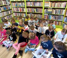 KRYNICA NASZE MIASTO. Zajęcia czytelnicze na Czarnym Potoku.