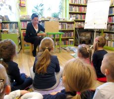 KRYNICA NASZE MIASTO. Zajęcia czytelnicze na Czarnym Potoku.