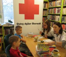 OSTRY DYŻUR LITERACKI W FILII NA CZARNYM POTOKU