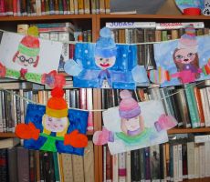 Zimowe dzierganie w bibliotece w Bereście