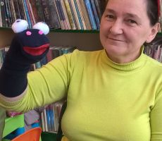 SKARPETKOWE PACYNKI W BIBLIOTECE NA ŹRÓDLANEJ