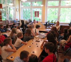 Młodzież z Ukrainy gościła w bibliotece