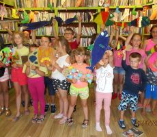 Wielkie kolorowe ryby w filii na Czarnym Potoku