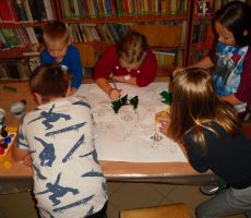 Czar bombki z bałwankiem