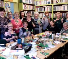 Choinkowe spotkanie Jaworzynek w filii na Czarnym Potoku