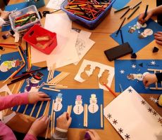 Bałwankowy poniedziałek w filii na Czarnym Potoku