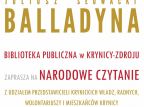 Kryniczanie czytają Balladynę J. Słowackiego