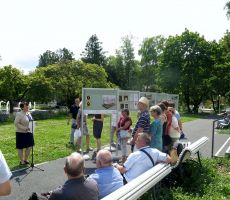 Otwarcie wystawy plenerowej ,,Dr Michał Zieleniewski – twórca świetności Krynicy”