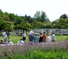 Otwarcie wystawy plenerowej ,,Dr Michał Zieleniewski – twórca świetności Krynicy”