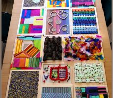 Ścieżka sensoryczna w Bibliotece na Czarnym Potoku