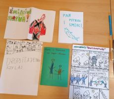 „Śmiecio-Potwór atakuje Berest”, czyli wakacyjne rysowanie komiksów