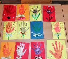 Kwieciste laurki dla Babci i Dziadka