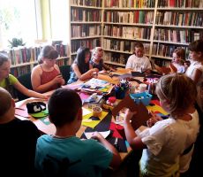 Dzień gier i zabaw w filii na Czarnym Potoku.