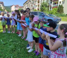 Dzień gier i zabaw w filii na Czarnym Potoku.