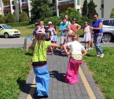 Dzień gier i zabaw w filii na Czarnym Potoku.