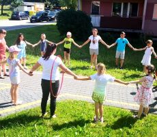 Dzień gier i zabaw w filii na Czarnym Potoku.