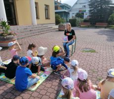 Wizyta Przedszkolaków z Krynicy-Zdroju w tylickiej bibliotece