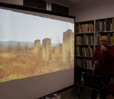 Przewodnik i autor opowiadał o Bieszczadach