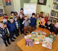 Przedszkolaki z Berestu z wizytą w bibliotece