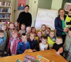 Przedszkolaki z Berestu z wizytą w bibliotece