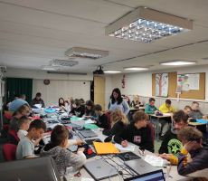 Z wizytą w szkole podstawowej w Mochnaczce Wyżnej!