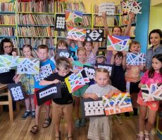 Po co sztuce geometria? - wakacyjne warsztaty w filii na Czarnym Potoku