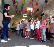 Z książką do przedszkola wybrała się Filia1