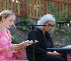 NARODOWE CZYTANIE - pod wieżą widokową na Słotwinach