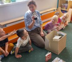 ROŚNIEMY ZDROWO Z PUCIEM- ZAJĘCIA W PRZEDSZKOLU „PIĄTKA”