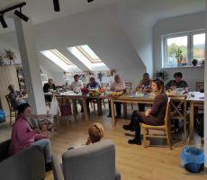 Spotkanie z książką w klubie seniora w Bereście