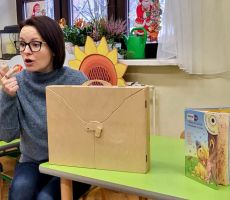 Przedpołudnie z książką i pszczołami w Ochronce