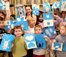 Kolorowe Ferie w filii na Czarnym Potoku - dzień pierwszy