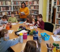 Kolorowe Ferie w filii na Czarnym Potoku - dzień pierwszy