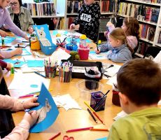 Kolorowe Ferie w filii na Czarnym Potoku - dzień pierwszy