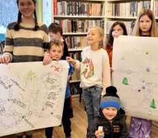 Kolorowe Ferie w filii na Czarnym Potoku - dzień drugi