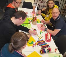 Goście ze Środowiskowego Domu Samopomocy