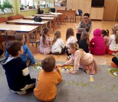 Wiosna w wierszu - warsztaty czytelnicze w przedszkolu