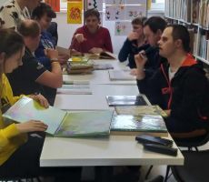 Goście ze Środowiskowego Domu Samopomocy