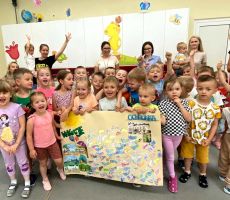 Tup, tup do wakacji - zajęcia w ochronce.