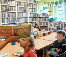 Leśna Sobota z Wyobraźnią w filii na Czarnym Potoku