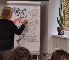 Ilustratorka Małgorzata Flis prowadzi warsztaty