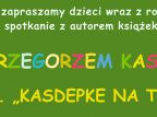 Już we środę, 23 października Grzegorz Kasdepke w naszych bibliotekach.