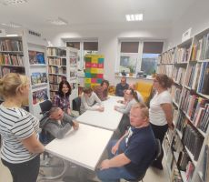Wychowankowie ŚDS gośćmi naszej biblioteki