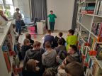 Młodzież z Tylicza z wizytą w naszej bibliotece