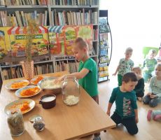 Moc warzyw – kapusta zajęcia edukacyjne dla przedszkolaków w Tyliczu