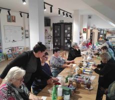 „Trening pamięci” z seniorami w bibliotece w Bereście