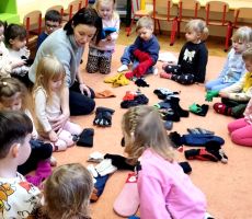 Nasz przyjaciel bałwanek - zajęcia czytelnicze w ochronce