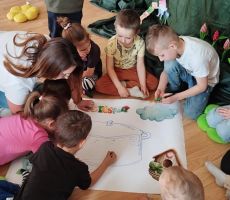 Wiosenne spotkanie dla mam z dziećmi w Bibliotece w Tyliczu