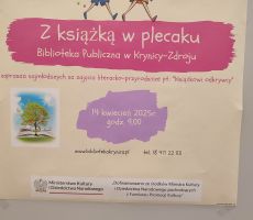 Kolejne spotkanie w ramach projektu „Z książką w plecaku” za nami!