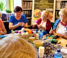 Jaworzynki filcują - warsztaty część 2